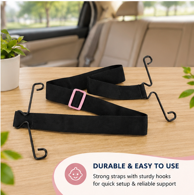 Baby Car Cradle Kit for Travel | Portable Hanging Hammock Bed for Baby easy to use