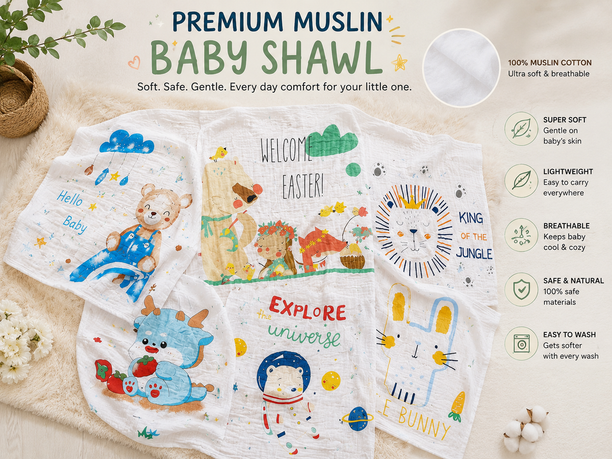 MUSLIN SHAWL