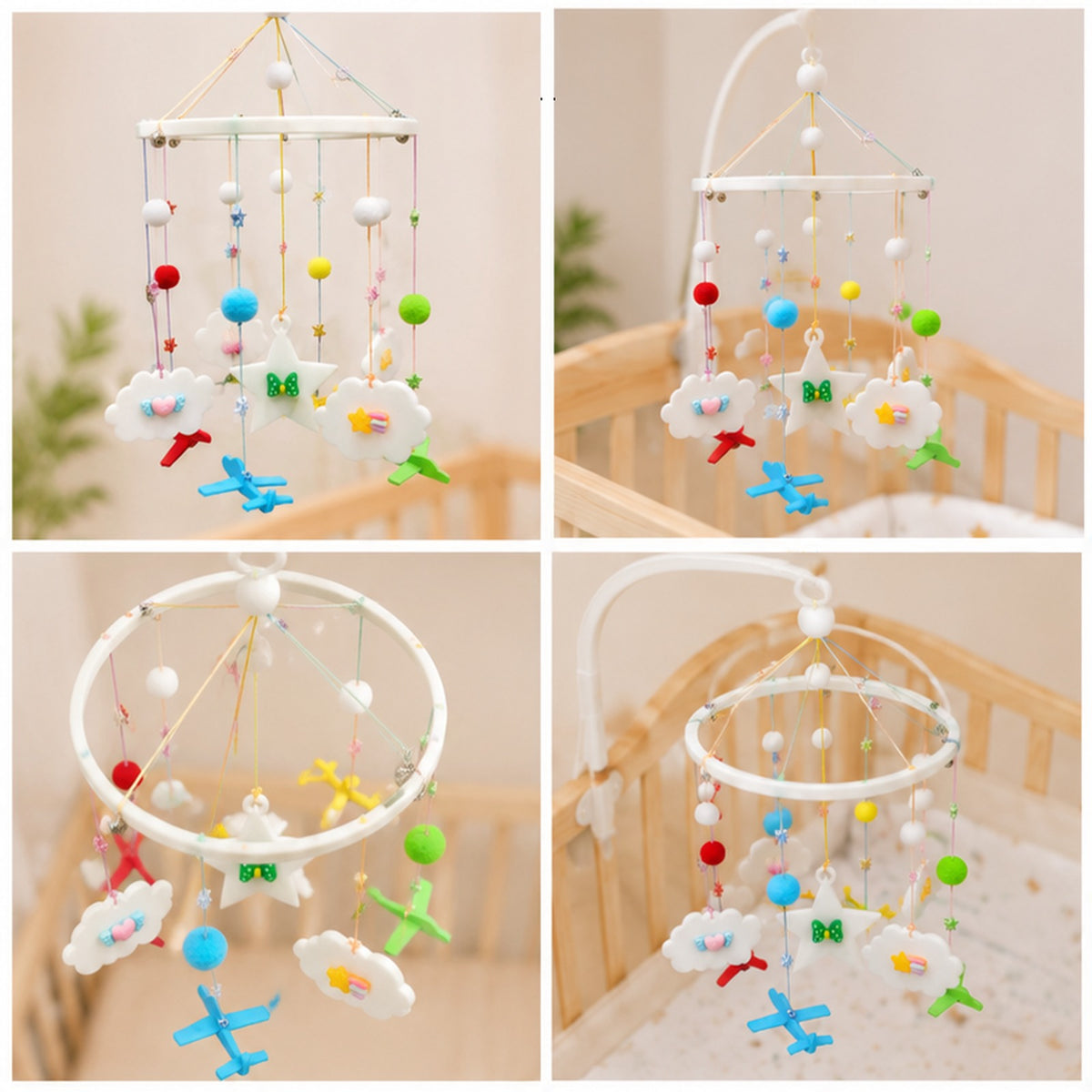 Baby Cloud With Plain Hanging Toys